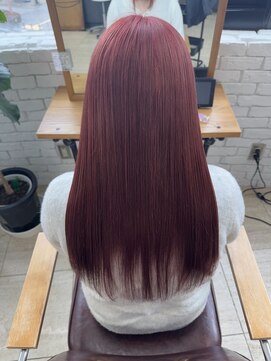 ベル(belle) レイヤーカット/エクステ/暖色カラー[天文館]