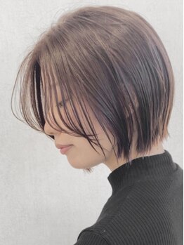 アフロディーテ 南中山店(Aphrodite)の写真/気になり始めた白髪も上品な色味できれいに。伸びても目立ちにくい染め方などおしゃれに楽しめる♪