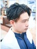 予約不要！カット+グレイカラー+コラーゲン（顔剃り付き）