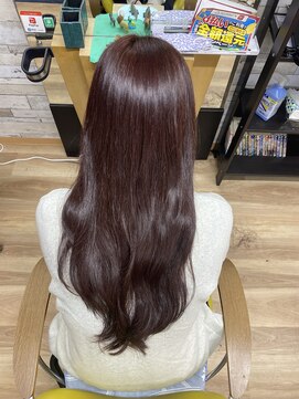 ラッコのおひるね ブリーチなしピンクカラー