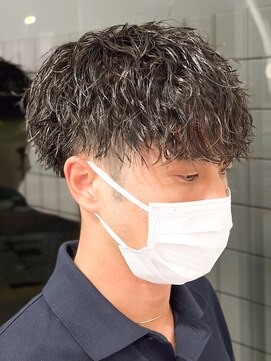 エルマーク 神戸三宮(L-MARK) マッシュスパイラルパーマツイストスパイラル波巻きメンズ