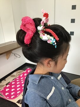 ジャスミン 七五三ヘアセット