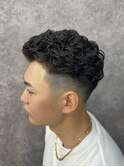 メンズカット×パーマ×フェードパーマ