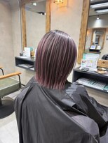 サニー 渋谷(SUNNY)&nbsp;アプリコットオレンジ、ホワイトブロンド、ロングレイヤー