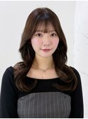 美髪韓国ヘア顔周りレイヤーロング_F0705