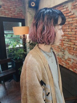 アンリ(Henri) 【かしむら】ブリーチ/ブリーチカラー/ケアブリーチ/暖色カラー