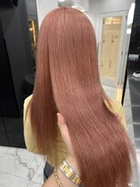 ラピス 渋谷本店(Lapis) ピンクベージュカラー/ハイトーン/レイヤーカット/髪質改善