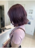 ボブ×ピンクラベンダー