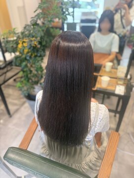 シャルムバイルーチェココ(CHARME by Lu'ce coco) 【圧倒的な艶感】シルキーストレートロングハイライトカラー