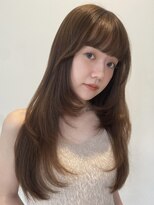 ノイ 銀座(noi)&nbsp;顔周りレイヤーカットベージュカラーくびれレイヤーカット