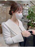 【きれいめシニヨン】