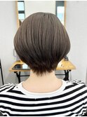 襟足すっきりショートボブ浦和美容室ARTS荒巻充埼玉ヘアカット
