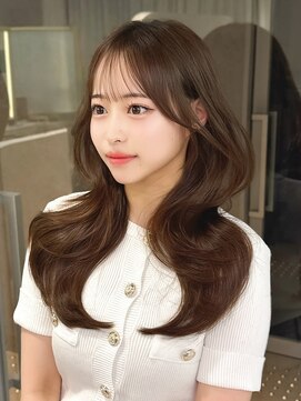 レイヤーカット /縮毛矯正/前髪/顔周り/名古屋/栄/韓国サロン