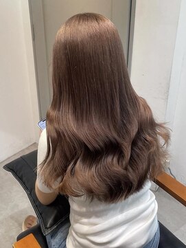 フォルテ 横浜店(FORTE) ダブルカラー/ブリーチなしカラー/ヘーゼルベージュ/髪質改善