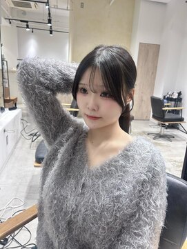 ビューバイネオリーブ 用賀店(Beau'r by neolive) 黒髪ボブルフネビージュ小顔ワンレン《用賀》