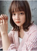 【阿形】ミディアムレイヤーカットウルフカットくびれレイヤー