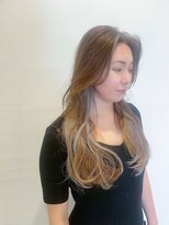 ロッカ ヘアーイノベーション(rocca hair innovation)&nbsp;大人ロング×外国人風ハイライト ［稲毛/髪質改善］