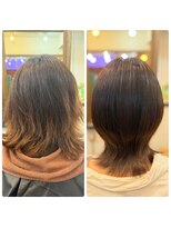 エルムトウキョウ(ELM Tokyo)&nbsp;ハイダメージもまとまる髪質改善カラー　サンドべージュ