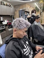 ヘアーエステ グランツエッセ(hair esthe GlanzEsse)&nbsp;フルホワイトメッシュ ツイストパーマ