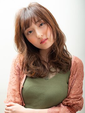 アズーア ヘアーアンドスパ(azure hair&spa) 酸性デジタルパーマ ブランジュ 小顔 ダブルバング