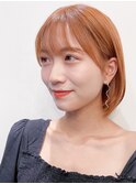 大人かわいいナチュラル伸ばしかけボブ