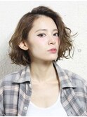 ふんわりルーズボブ