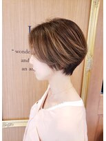 ロンドプロフィール 浦和(Lond profil)&nbsp;浦和ショートヘアショートカット韓国白髪ぼかし白髪染めボブ