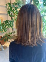 ラコスタ(LaCosTa)&nbsp;ルミエールジンジャーグラデーション結べるボブアッシュベージュ