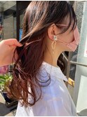 インナーカラー/テラコッタ/ナチュラルアッシュ/フェミニティ