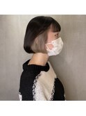 ※10代20代イヤリングカラー透明感ベージュ