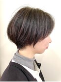 20代30代40代ストレートボブリップラインラベンダーベージュ