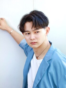 リップス 二子玉川店 (LIPPS) スリークセンター　スポーティヘア　刈り上げ　センターパート