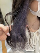 ラボヌール ヘアー エクラ(La Bonheur hair eclat) ディープパープルイヤリングカラー