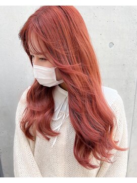 グロウバイニューヨークニューヨーク(Grow by NYNY) 【打越】ロング×ピンクベージュ