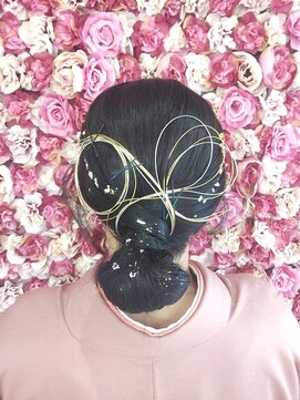 美容室 びゃんびゃん 社店 成人式/卒業式/シニヨン/セット