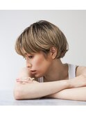 グレージュハイライト