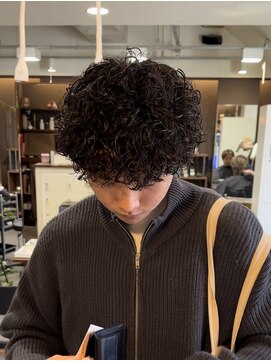 サロン ド ロイ(Salon de Roi) くるくるの質感プードルパーマ　六甲神戸ツイストスパイラル