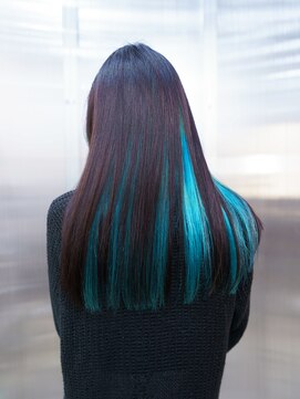 フィッツコア(FITS CORE) ロング　ターコイズ　インナーカラー