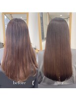 リアン 四条大宮店(Lien)&nbsp;縮毛矯正+髪質改善トリートメント+カット（リタッチ可）