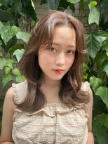 ローウェ 二子玉川(Louwe)&nbsp;ボブ/大人かわいい/フェザーバング/透け感グレージュ