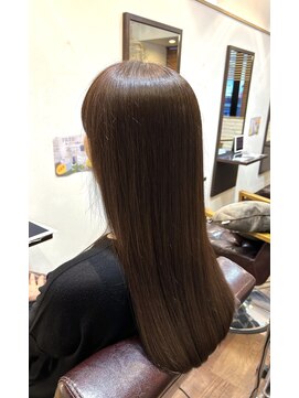 ヘアー グリーン(hair green) つやつやロングヘアー40代50代60代