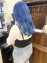 ジャストビューティー リアリー(just beauty Really)&nbsp;ウェーブヘア × ブルーカラー 【横須賀中央 Really】