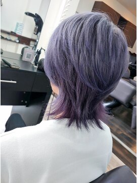 サロンドリアン(Salon de Lien) ～Lien渡邊～アッシュグレー×パープル