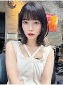 イメチェン前髪小顔こなれミディ_渋谷/表参道