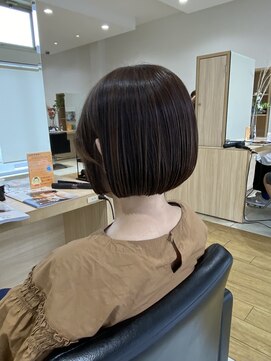 サラ 新宮店(SARA) 【福岡新宮】乾かすだけでまとまるボブ×ナチュラルハイライト