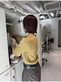 切りっぱなしボブ