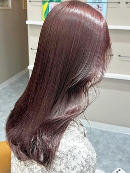 エムサロン 前橋川原(emusalon)の写真/気分で巻ける♪やわらかい仕上がりの縮毛矯正が人気♪ピンピンしないから自然なストレートヘアが楽しめる☆
