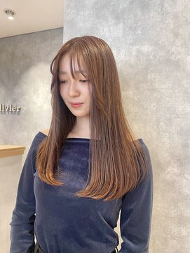 ラボヌールヘアー オリビエ 北千住店(La Bonheur hair Olivier) ココアグレージュ【OZAWA】