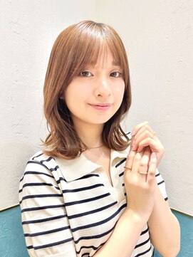 ロンド レグリーズ 立川(Lond leglise) ミニウルフレイヤーカット顔周りカット前髪カット韓国ボブ/立川