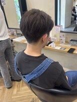 アルター(aL ter) 【ツーブロックショート】スペインカール/ブルーブラック鎌取